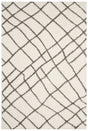 Safavieh Sparta Shag Spg512C Ivory / Grey Rugs.