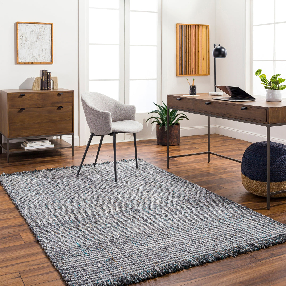 Surya Sara Sru-2301 Blue Rug.
