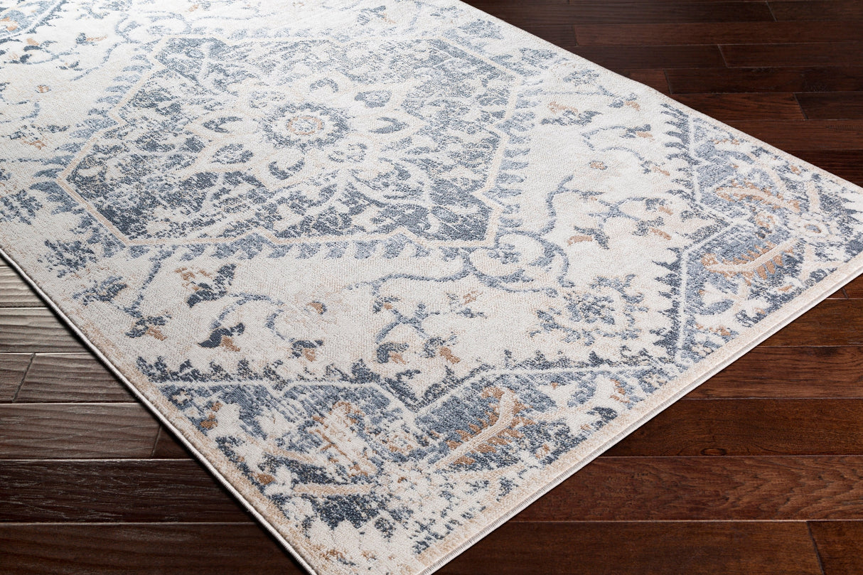 Surya St Tropez Srz-2300 Denim, Navy, Cream, Khaki Rugs.