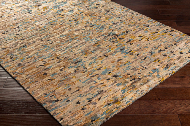 Surya Seda Ssd-2300 Saffron, Camel, Sky Blue, Sage Rugs.