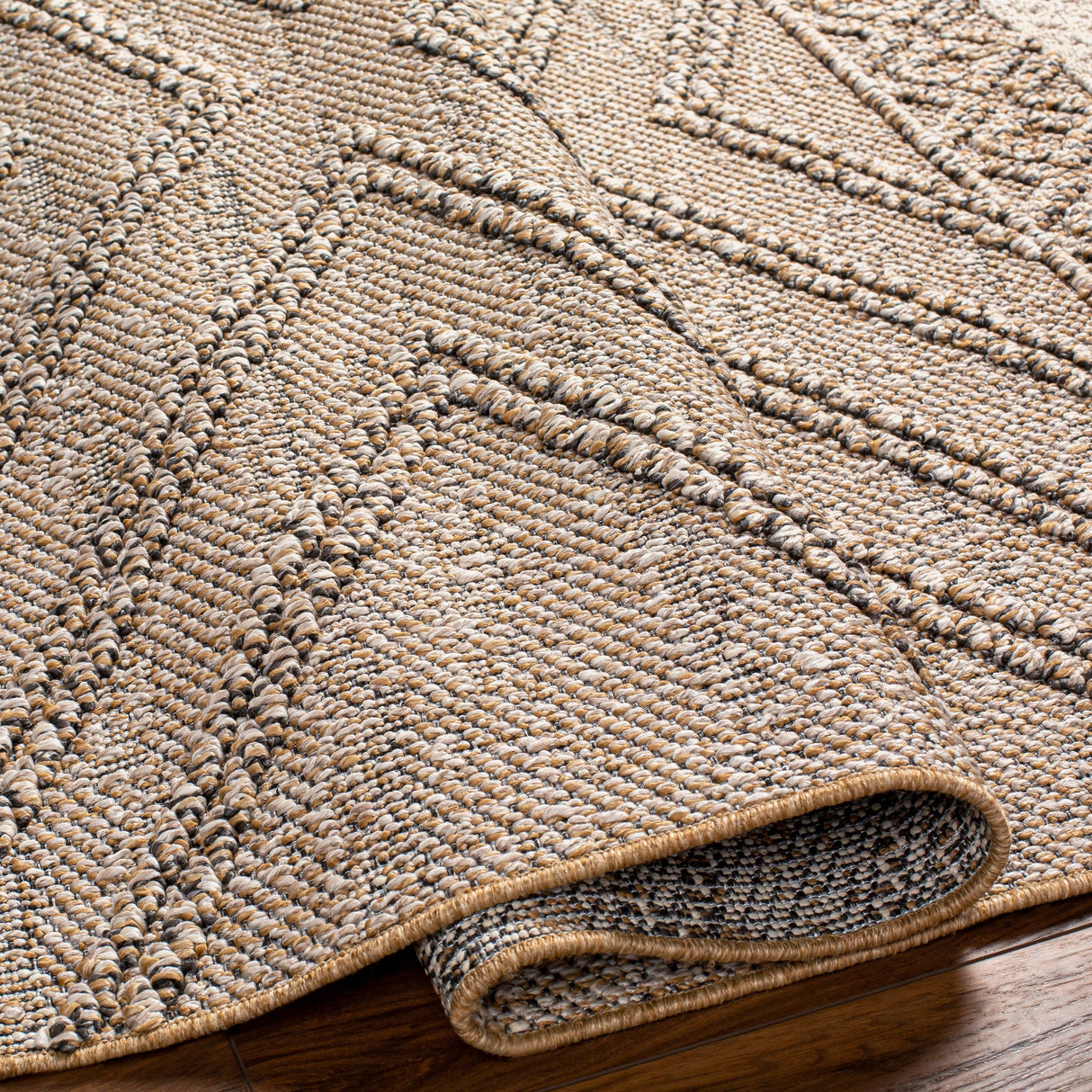 Surya Sarasota Sso-2300 Taupe, Mustard Rug.