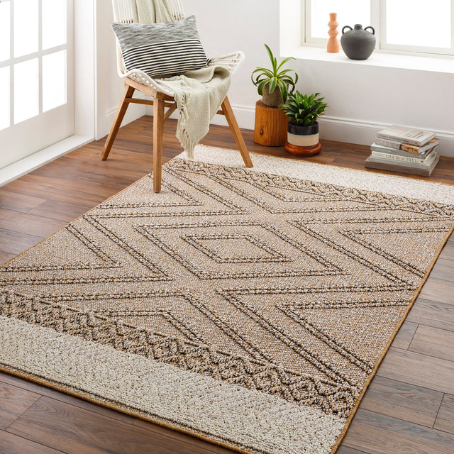 Surya Sarasota Sso-2300 Taupe, Mustard Rug.