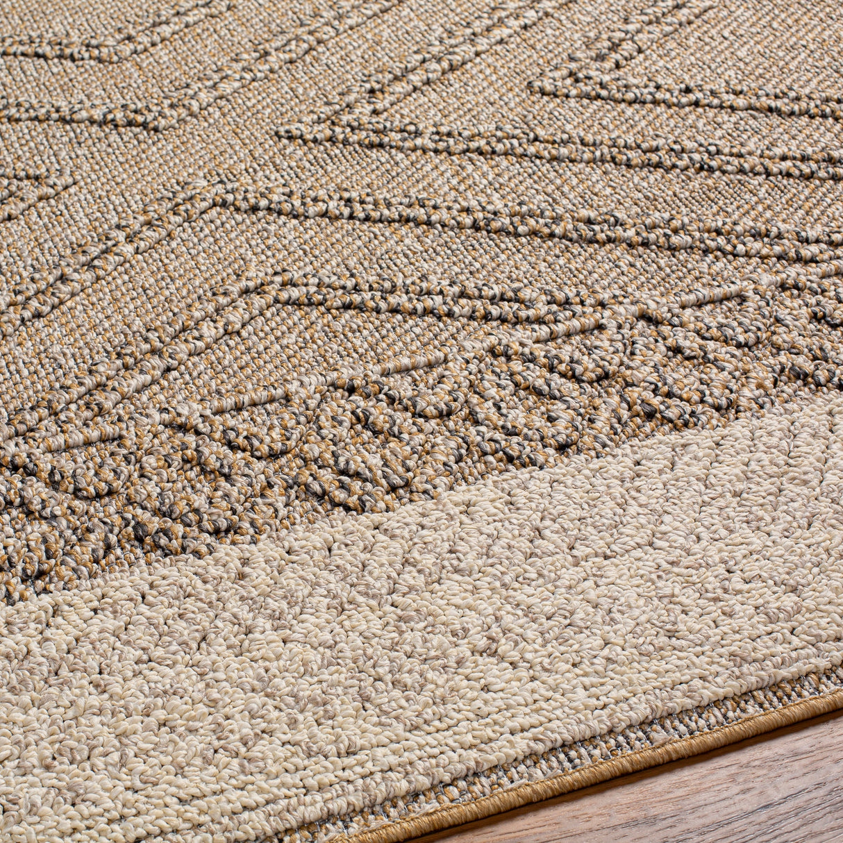 Surya Sarasota Sso-2300 Taupe, Mustard Rug.