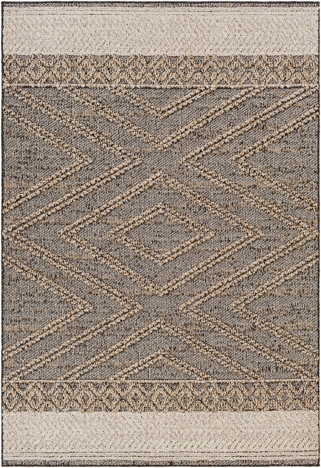 Surya Sarasota Sso-2301 Black, Taupe Rug.