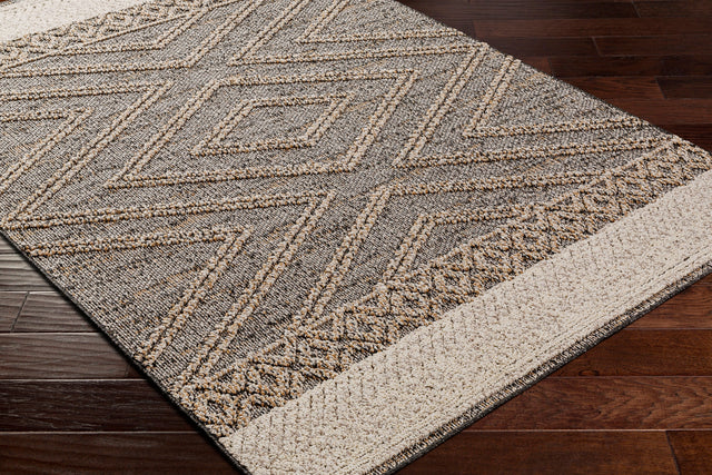 Surya Sarasota Sso-2301 Black, Taupe Rug.