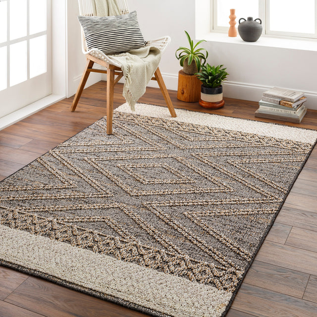 Surya Sarasota Sso-2301 Black, Taupe Rug.