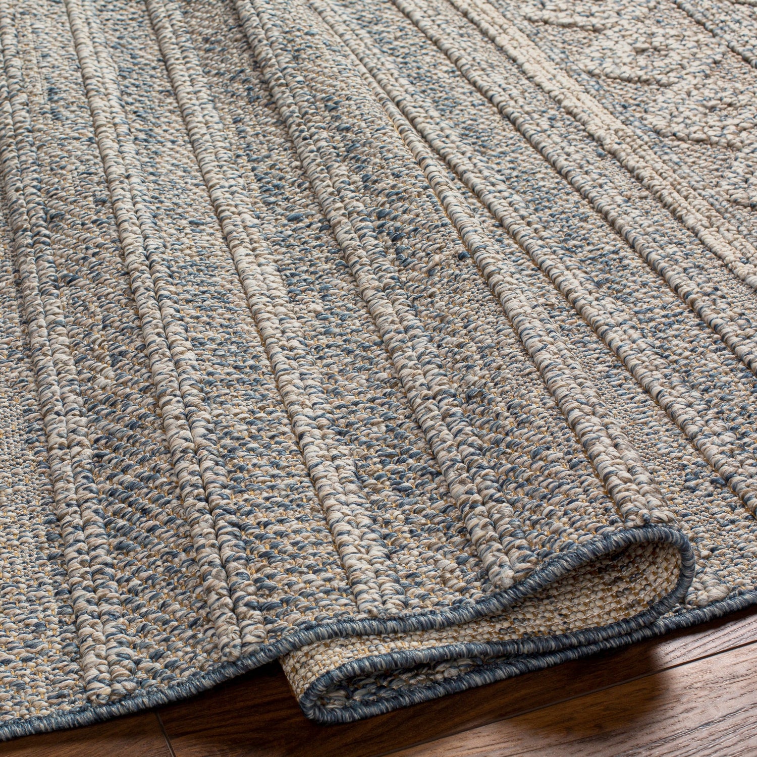 Surya Sarasota Sso-2304 Blue, Tan Rug.
