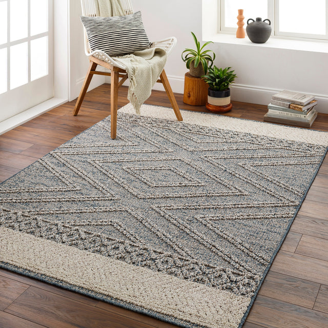 Surya Sarasota Sso-2305 Blue, Taupe Rug.