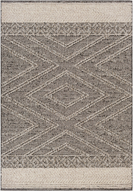 Surya Sarasota Sso-2309 Tan, Black Rug.