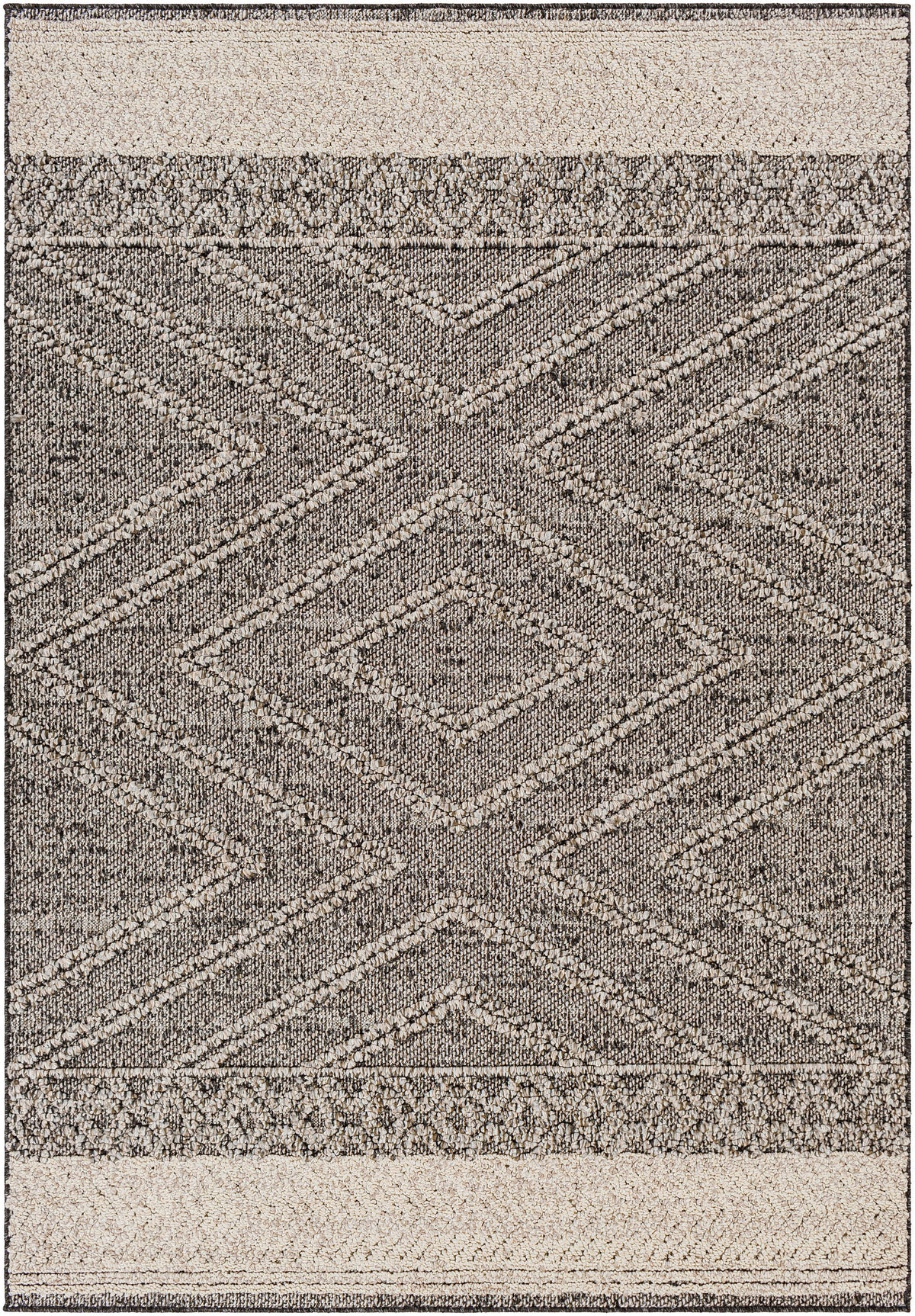 Surya Sarasota Sso-2309 Tan, Black Rug.