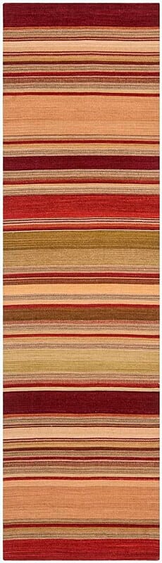 Safavieh Striped Kilim Stk313A Red Rugs.