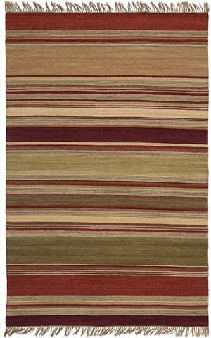 Safavieh Striped Kilim Stk313A Red Rugs.