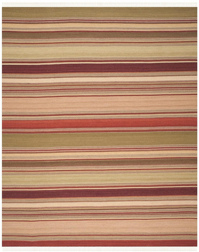 Safavieh Striped Kilim Stk313A Red Rugs.