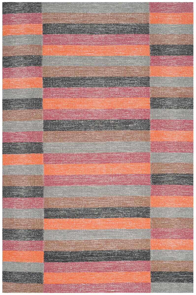 Safavieh Striped Kilim Stk411A Rust Rugs.