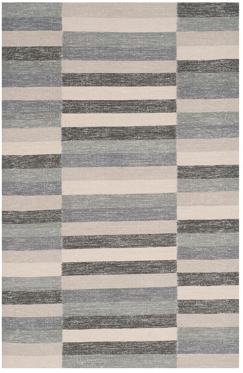 Safavieh Striped Kilim Stk411C Grey Rugs.