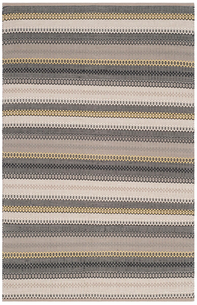 Safavieh Striped Kilim Stk412B Grey Rugs.
