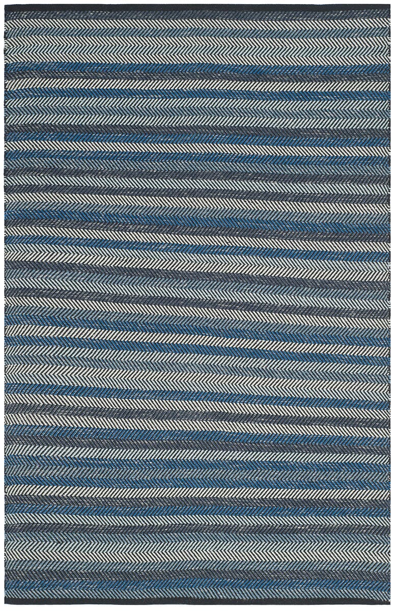 Safavieh Striped Kilim Stk421A Blue Rugs.