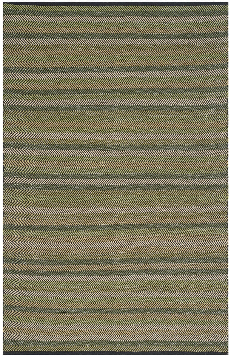 Safavieh Striped Kilim Stk421B Green Rugs.