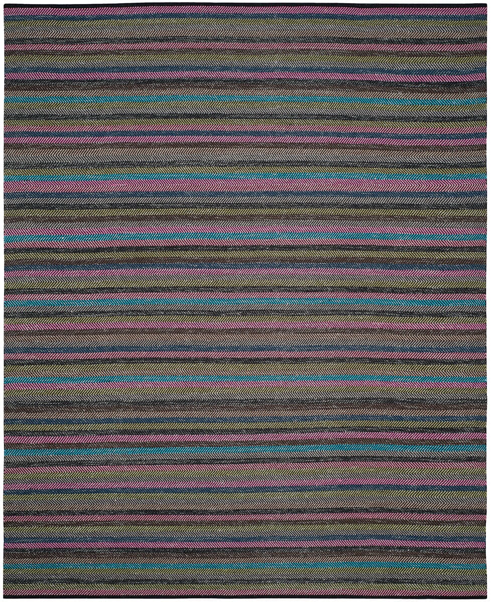 Safavieh Striped Kilim Stk421C Grey / Multi Rugs.