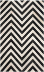 Safavieh Studio Leather Stl122A White / Black Rugs.