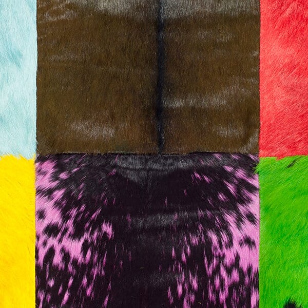 Safavieh Studio Leather Stl165A Black / Multi Rugs.