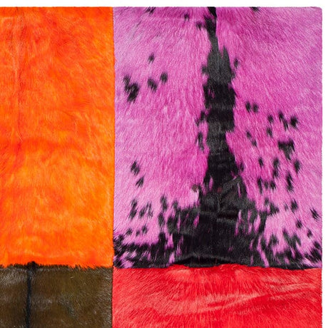 Safavieh Studio Leather Stl165A Black / Multi Rugs.