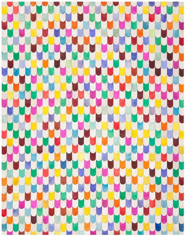 Safavieh Studio Leather Stl166A Ivory / Multi Rugs.