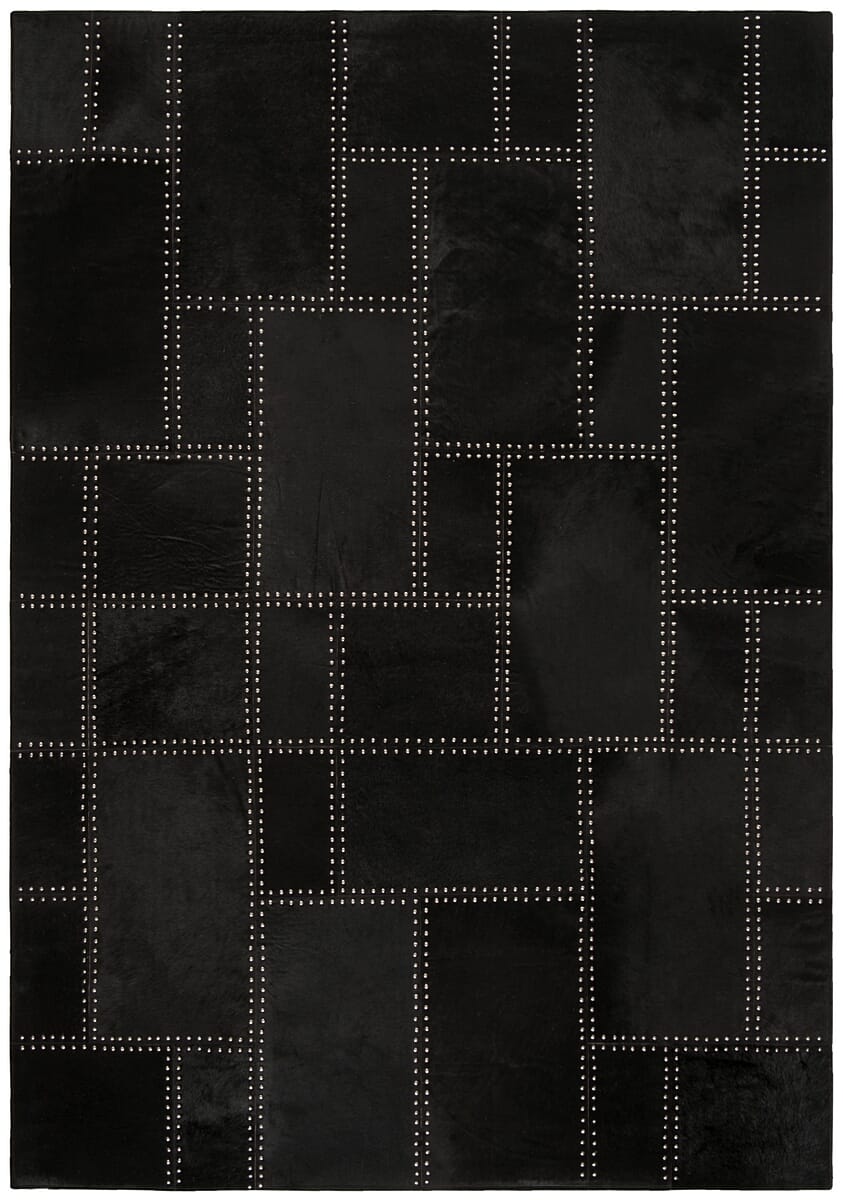 Safavieh Studio Leather Stl174Z Black Rugs.