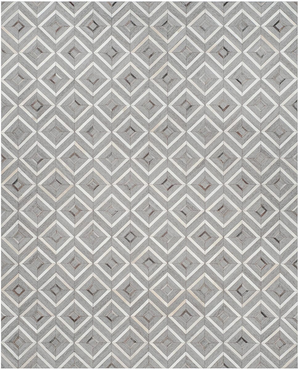 Safavieh Studio Leather Stl220A Ivory / Grey Rugs.