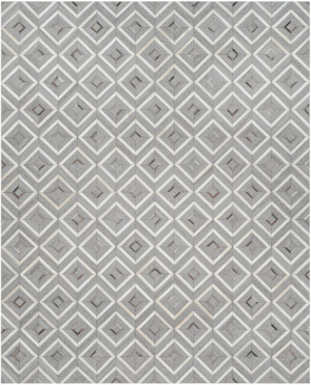 Safavieh Studio Leather Stl220A Ivory / Grey Rugs.