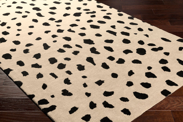 Surya Stella Stla-2443 Beige, Black Rug.