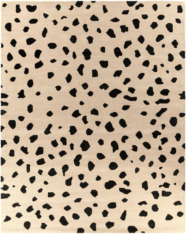 Surya Stella Stla-2443 Beige, Black Rug.