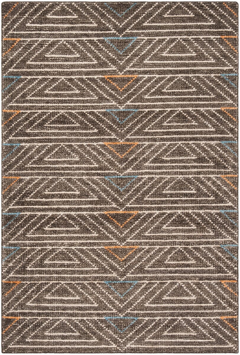 Safavieh Stone Wash Stw901A Dark Brown / Multi Rugs.