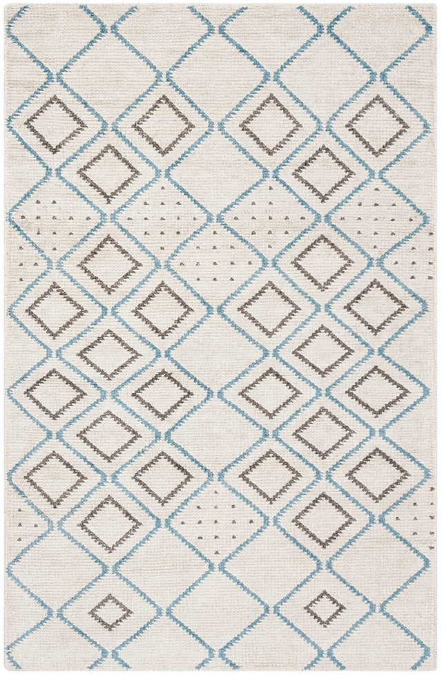 Safavieh Stone Wash Stw902A Silver / Blue Rugs.
