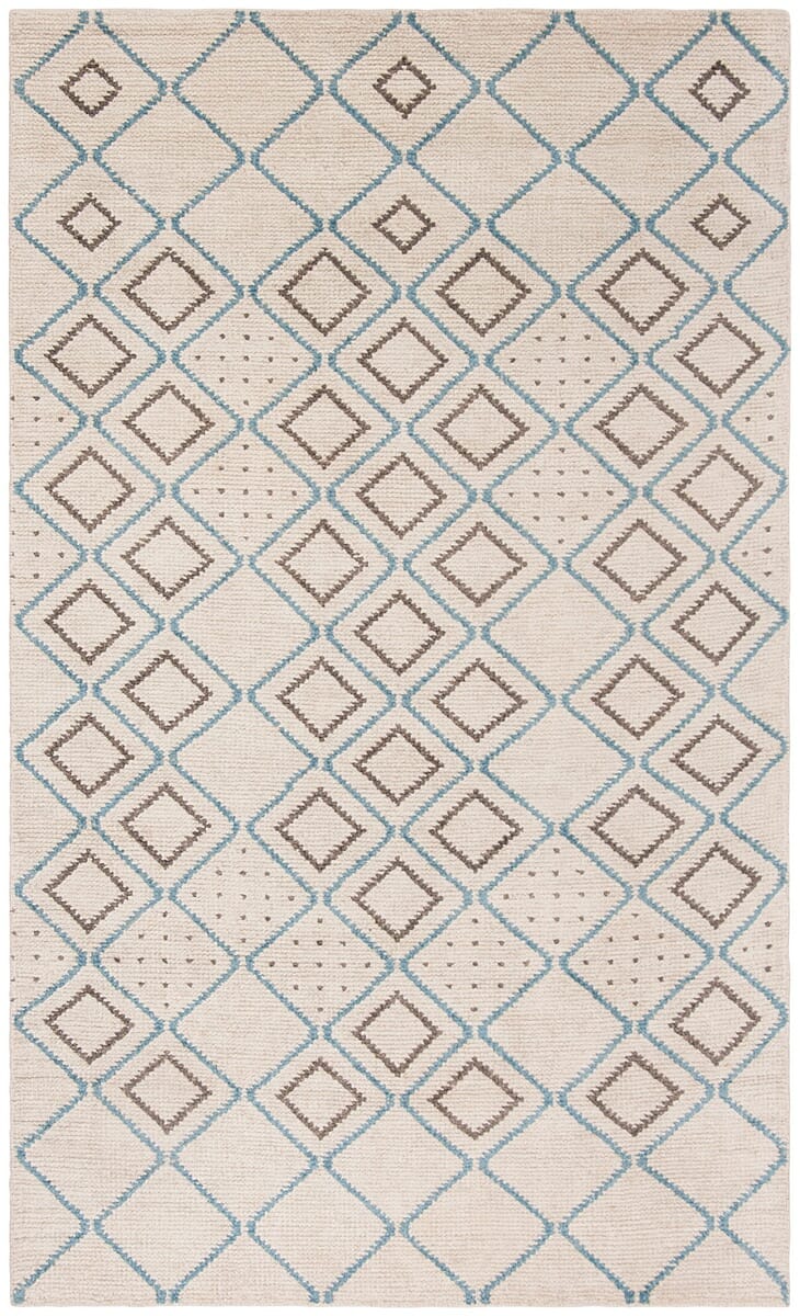 Safavieh Stone Wash Stw902A Silver / Blue Rugs.