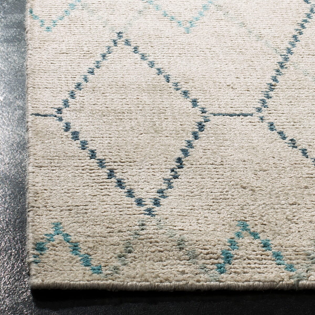 Safavieh Stone Wash Stw903A Ivory / Blue Rugs.