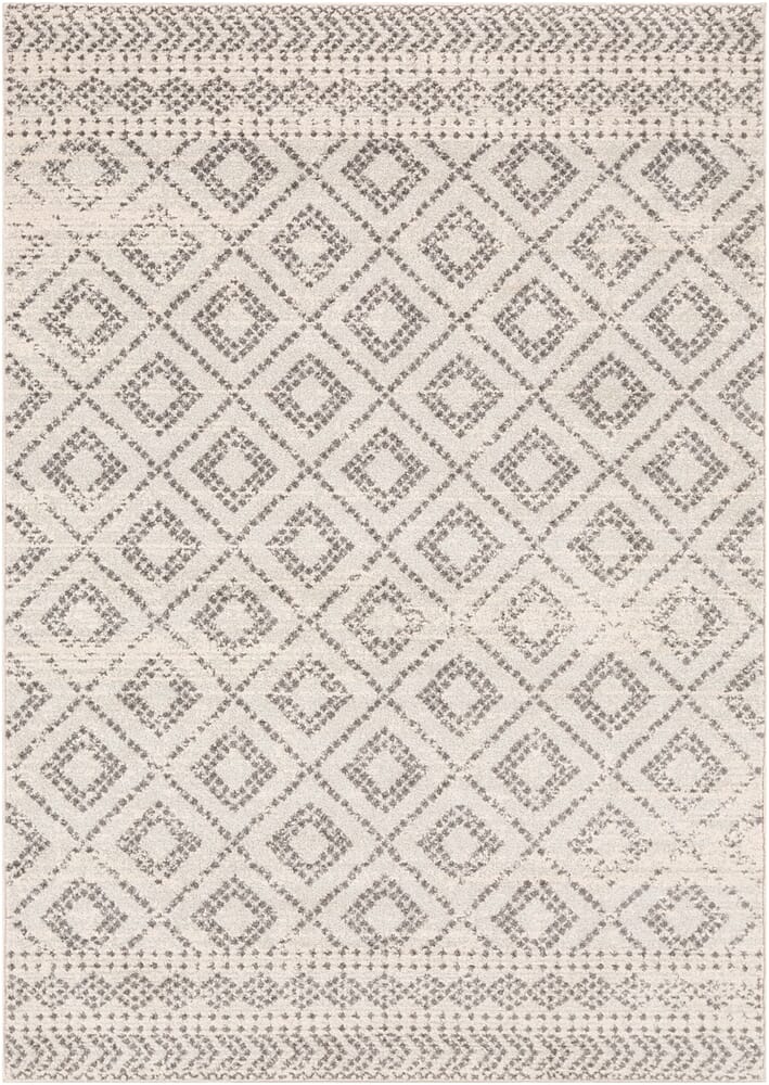 Surya Sunderland Sun-2301 Light Gray, White, Medium Gray Rugs.