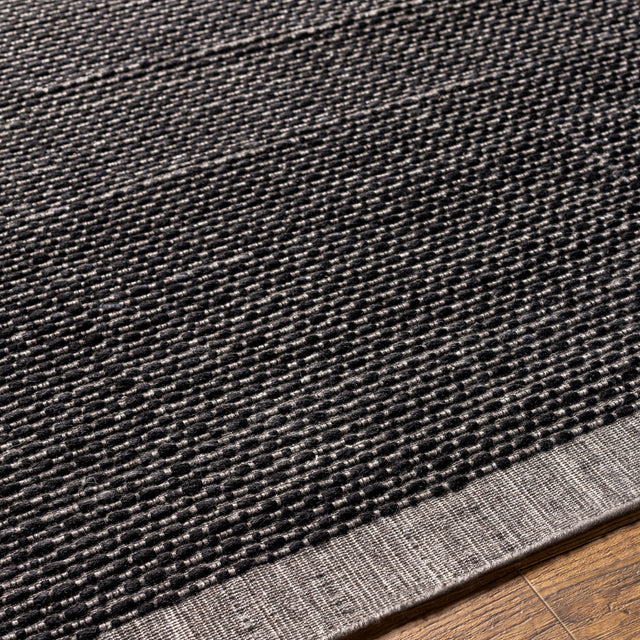 Surya Sycamore Syc-2304 Black, Charcoal Rug.