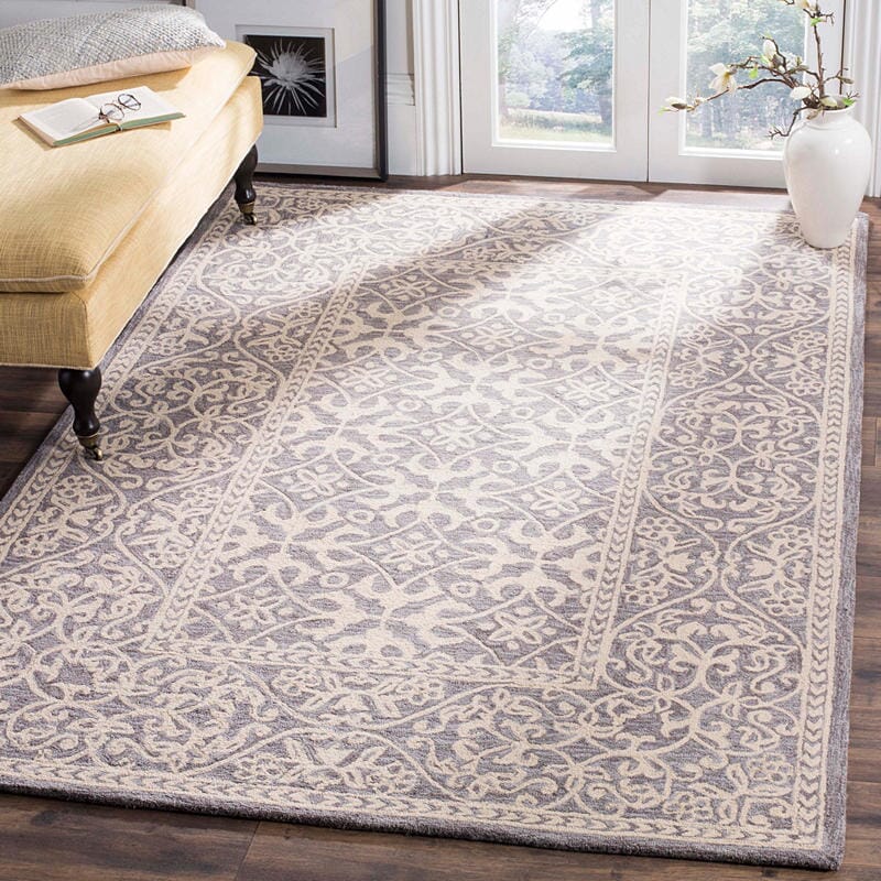 Safavieh Suzani Szn101A Grey / Beige Rugs.