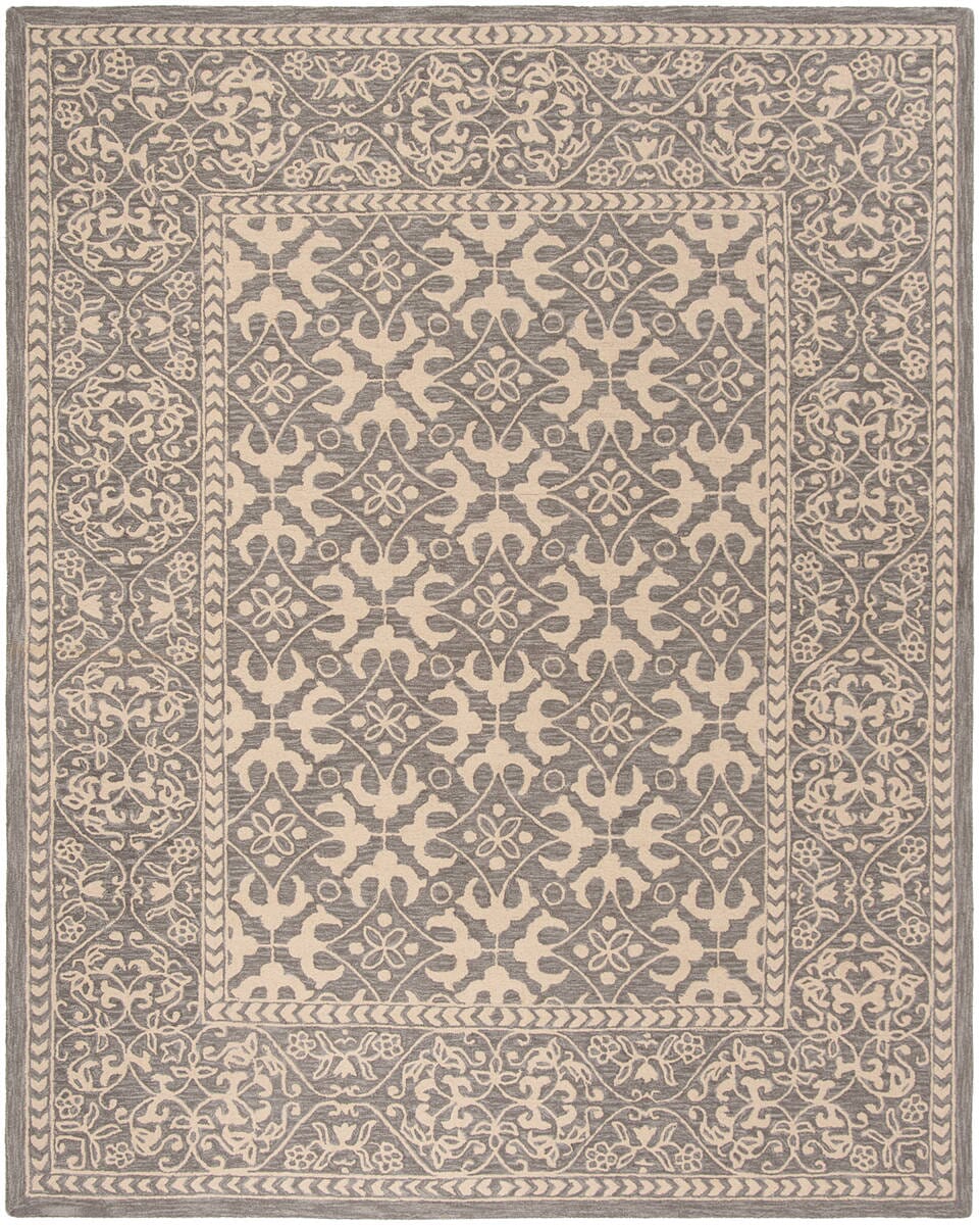 Safavieh Suzani Szn101A Grey / Beige Rugs.