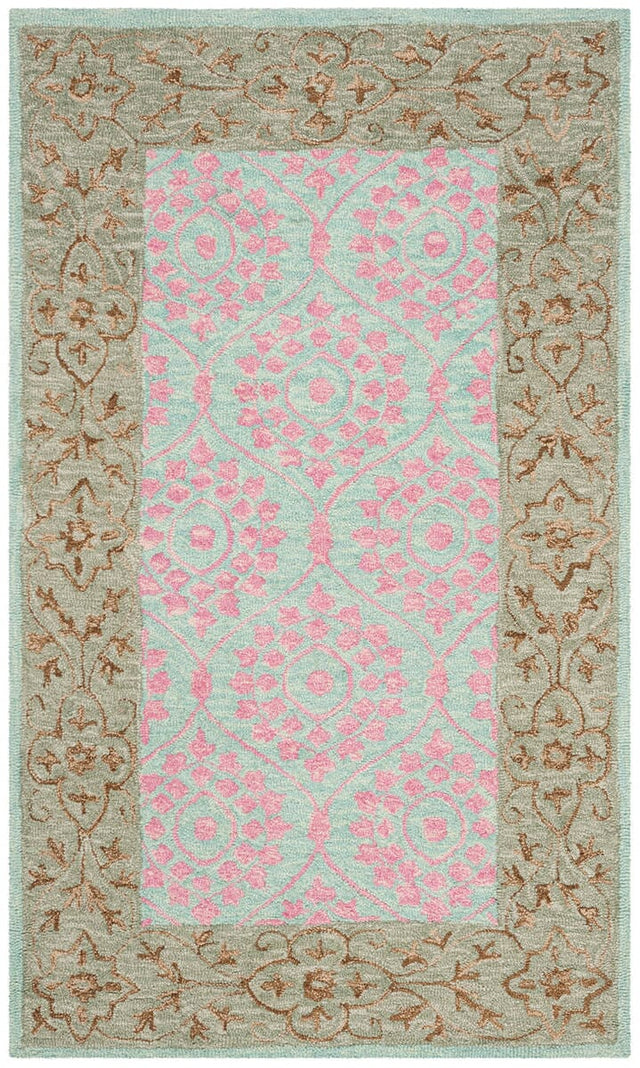 Safavieh Suzani Szn103A Taupe / Pink Rugs.