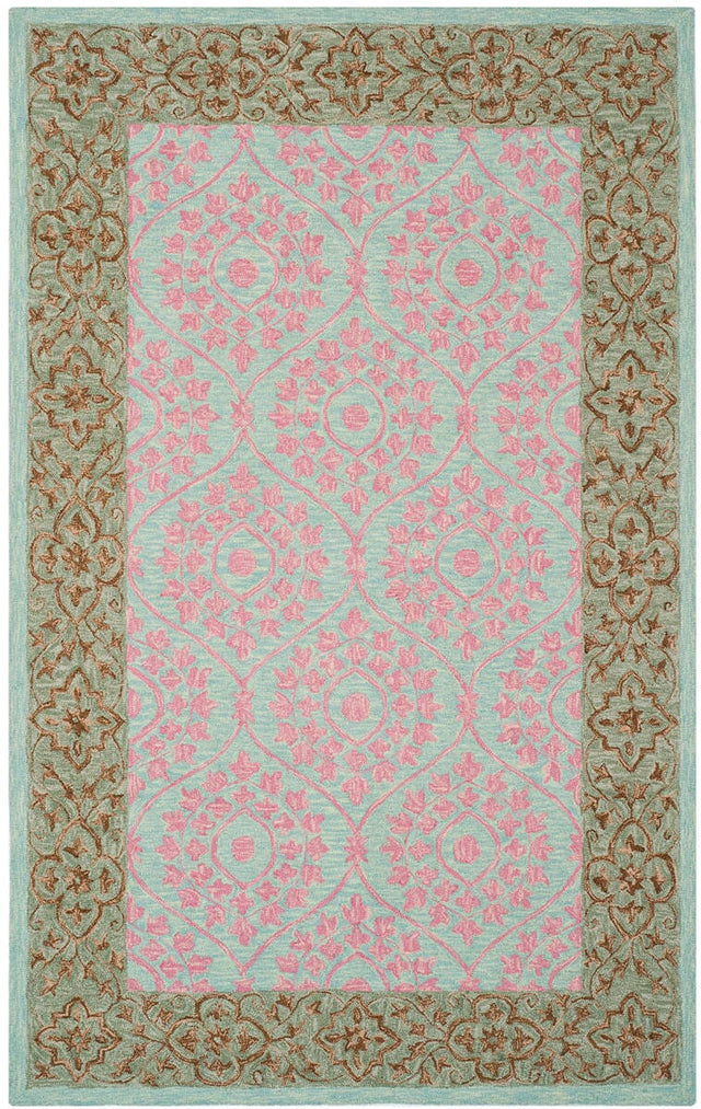 Safavieh Suzani Szn103A Taupe / Pink Rugs.