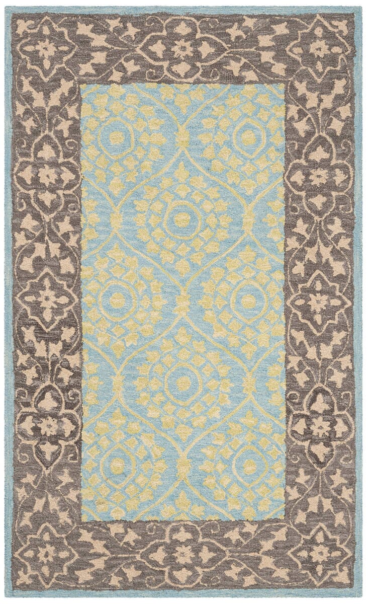 Safavieh Suzani Szn104A Chocolate / Yellow Rugs.