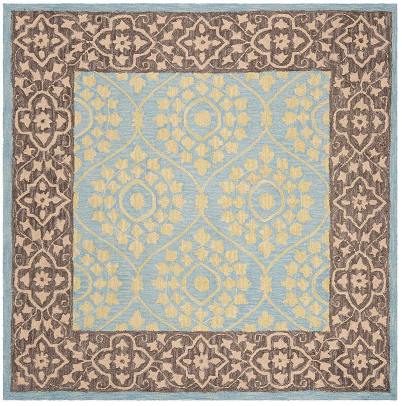 Safavieh Suzani Szn104A Chocolate / Yellow Rugs.