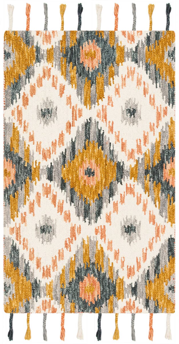 Safavieh Suzani Szn201A Ivory / Gold Rugs.