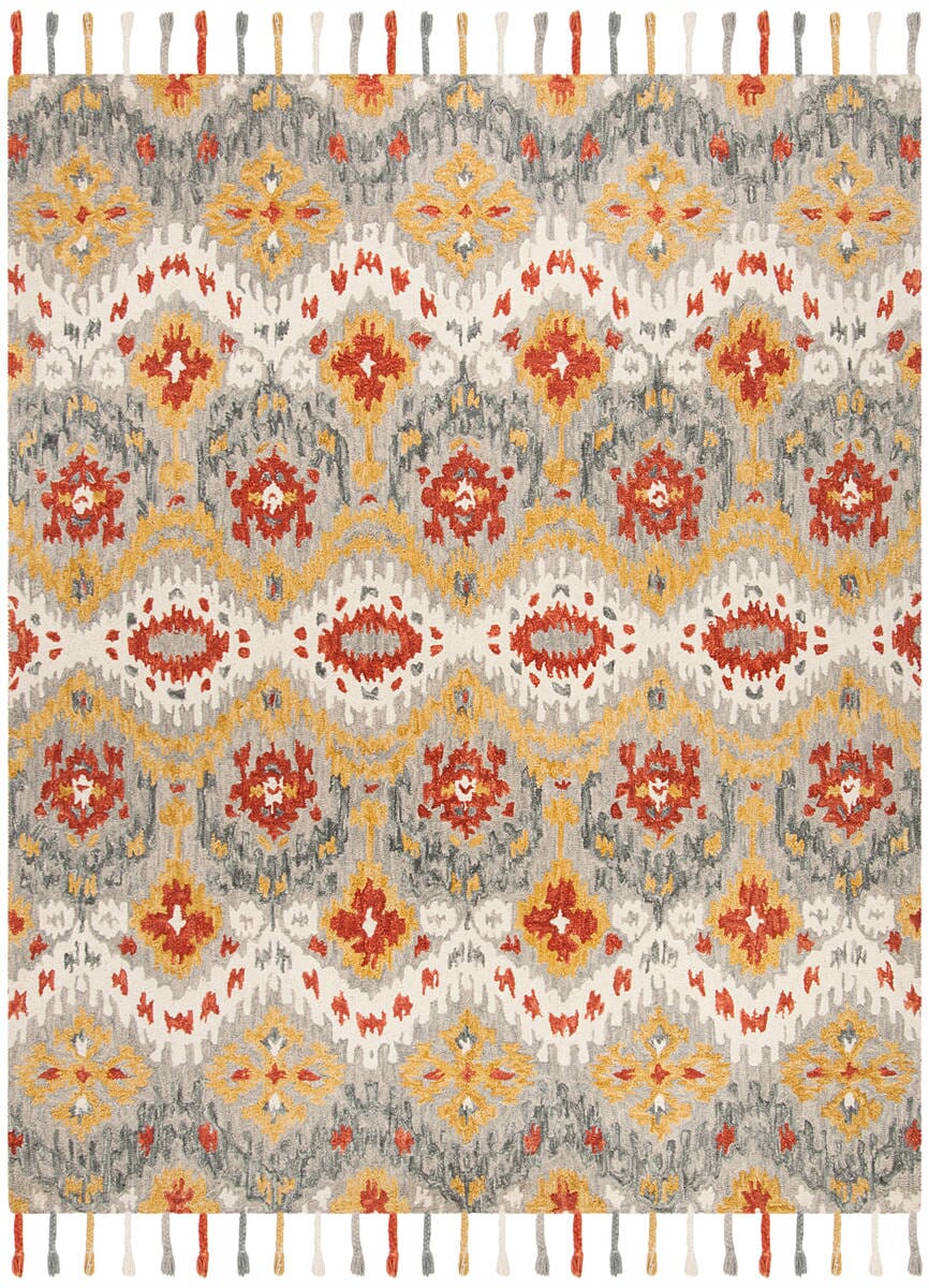 Safavieh Suzani Szn202A Grey / Gold Rugs.