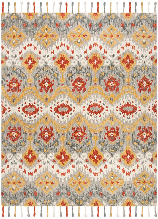 Safavieh Suzani Szn202A Grey / Gold Rugs.