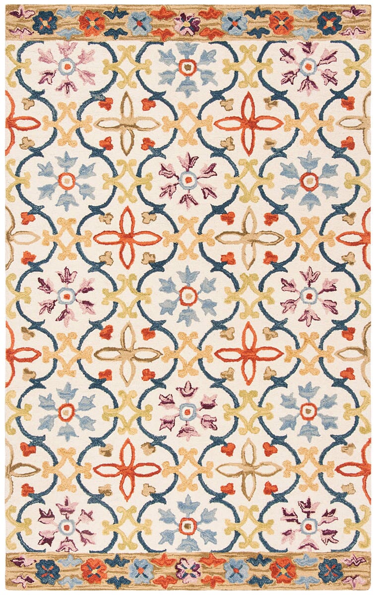 Safavieh Suzani Szn310B Ivory / Multi Rugs.