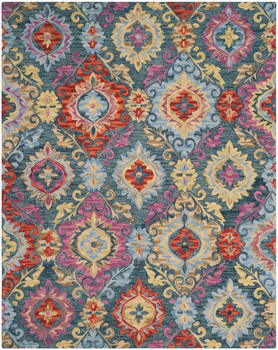 Safavieh Suzani Szn376A Blue / Multi Rugs.