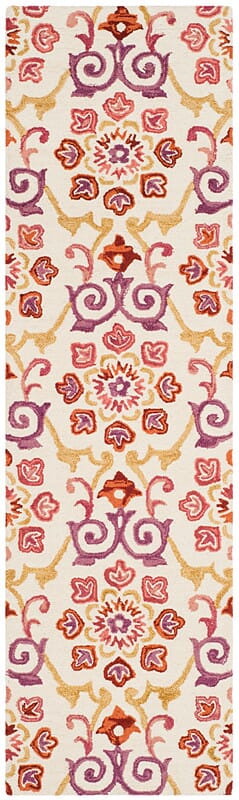 Safavieh Suzani Szn377A Ivory / Rust Rugs.